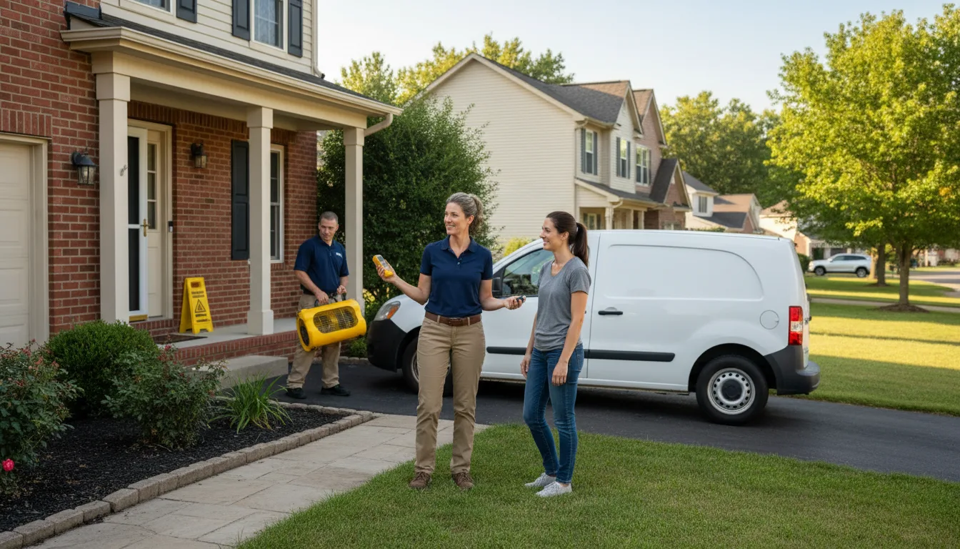 Water restoration image for Water Damage & Restoration Services in Wilton, ND